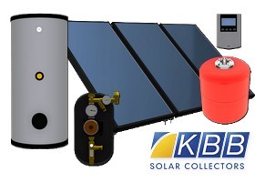  ZESTAW SOLARNY KBB K423 303 (3 panele/2,51m2+300L) 4-5 osób KBB K423