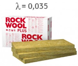 Wełna ROCKWOOL płyty ROCKMIN PLUS/ 100 mm - 6,1 m2/opak.