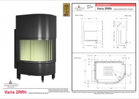  wklad kominkowy Varia 2LRh/2RRh - Serie Prestige