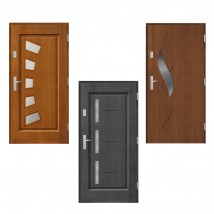  Drzwi zewnętrzne drewniane